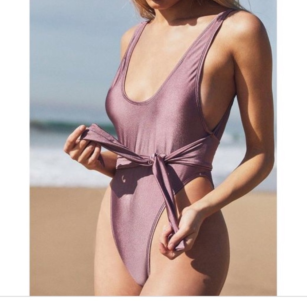 Pacsun Charlotte One piece- plum